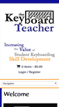 Mobile Screenshot of keyboardteacher.net